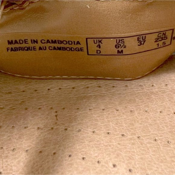 Clarks Artisan Sandals Parram Stella Blue Gray Nubuck Shoes Size 6.5 M Rosette - Picture 10 of 10